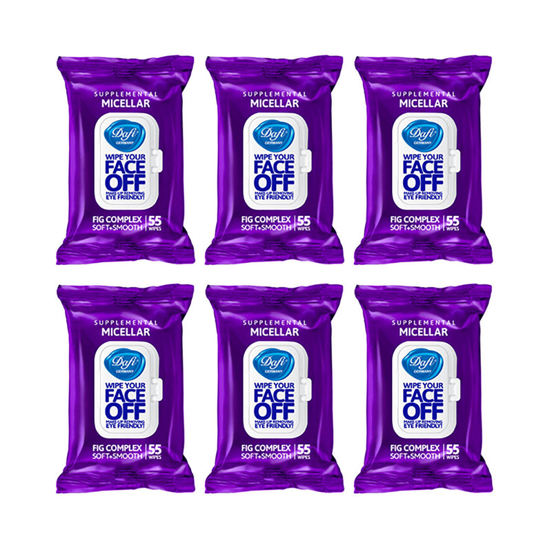 دستمال مرطوب دافی مدل MICELLAR مجموعه 6 عددی