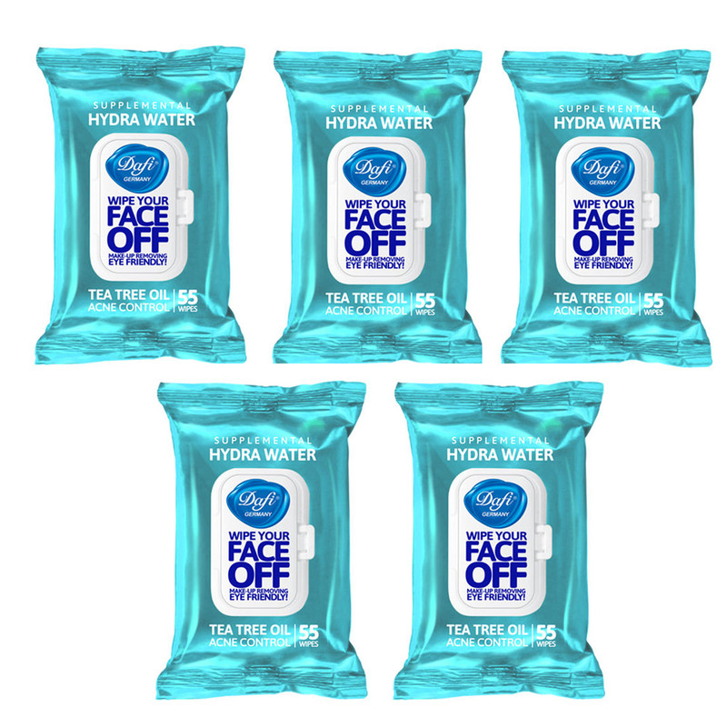 دستمال مرطوب دافی مدل HYDRA WATER مجموعه 5 عددی
