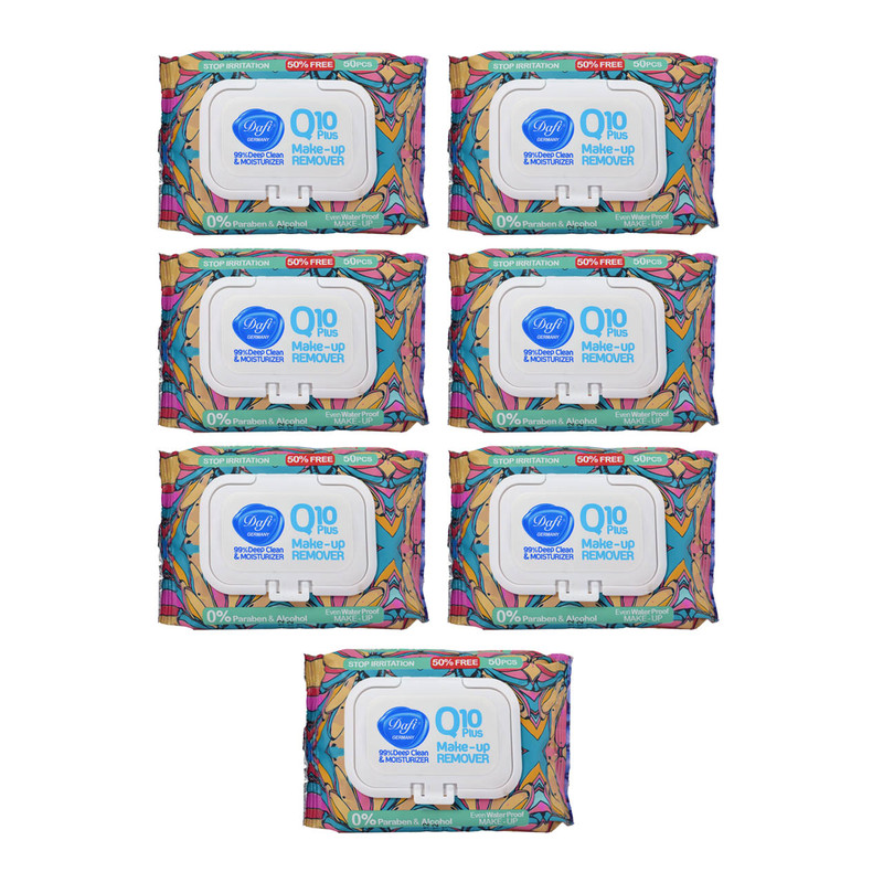 دستمال مرطوب دافی مدل Q10 Stop irritation مجموعه 7 عددی