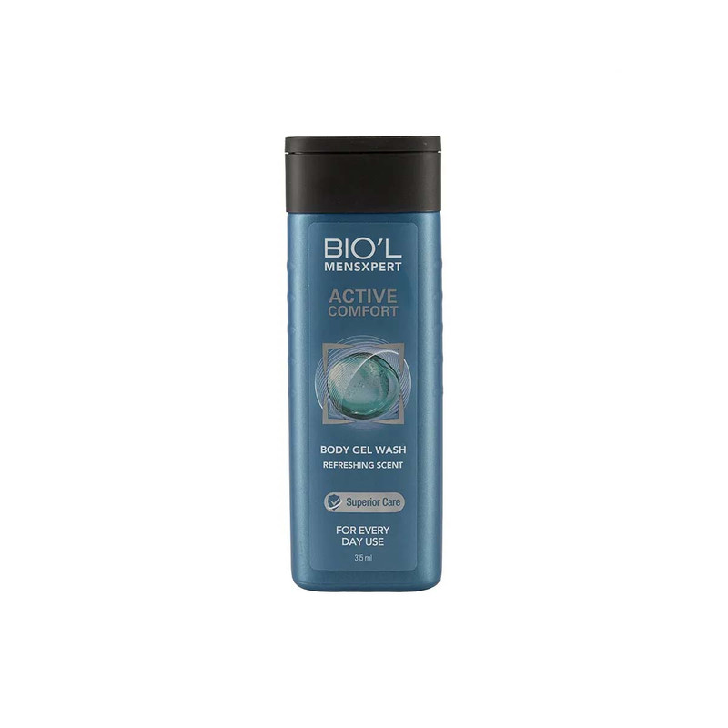شامپو بدن بیول مدل ACTIVE COMFORT با رایحه تند مناسب برای انواع پوست حجم 315 میلی لیتر