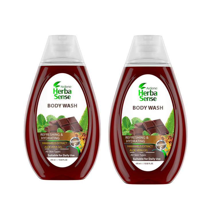 شامپو بدن آردن هرباسنس مدل REFRESHING and HYDRATING حجم 400 میلی لیتر بسته 2 عددی