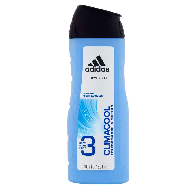شامپو بدن و مو مردانه آدیداس مدل Climacool 3in1 حجم 400 میلی لیتر