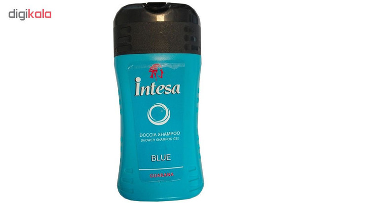 شامپو بدن مردانه اینتسا مدل guarna Blue حجم 250 میلی لیتر