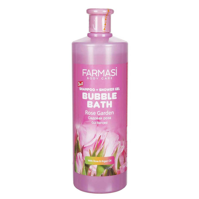 شامپو مو و ژل شستشو بدن فارماسی مدل BUBBLE BATH حجم 1000 میلی لیتر