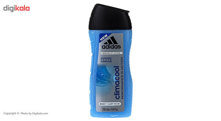 شامپو سر و بدن مردانه آدیداس مدل Climacool حجم 250 میلی لیتر