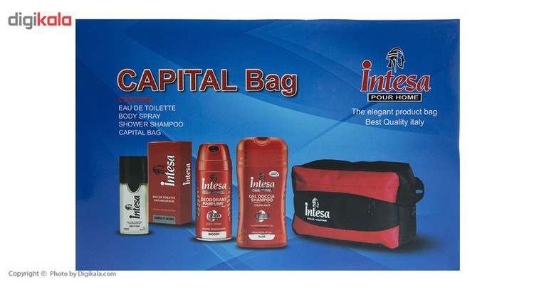 پک بهداشتی آقایان اینتسا مدل Capital Bag بسته 3 عددی