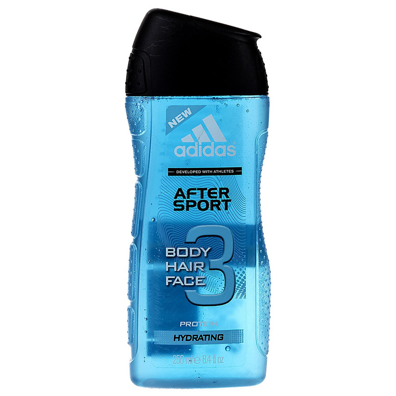 شامپو سر و بدن مردانه آدیداس مدل After Sport حجم 250 میلی لیتر