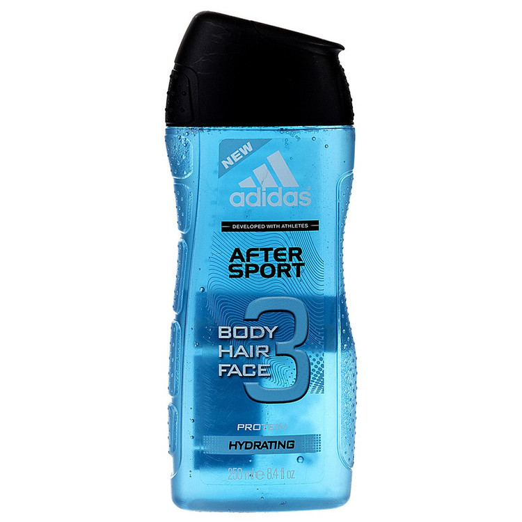 شامپو سر و بدن مردانه آدیداس مدل After Sport حجم 250 میلی لیتر