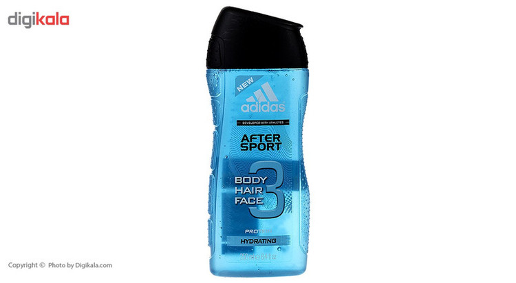 شامپو سر و بدن مردانه آدیداس مدل After Sport حجم 250 میلی لیتر