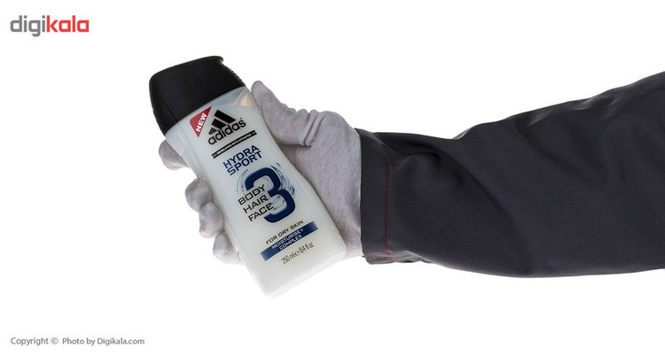 شامپو سر و بدن مردانه آدیداس مدل Hydra Sport حجم 250 میلی لیتر
