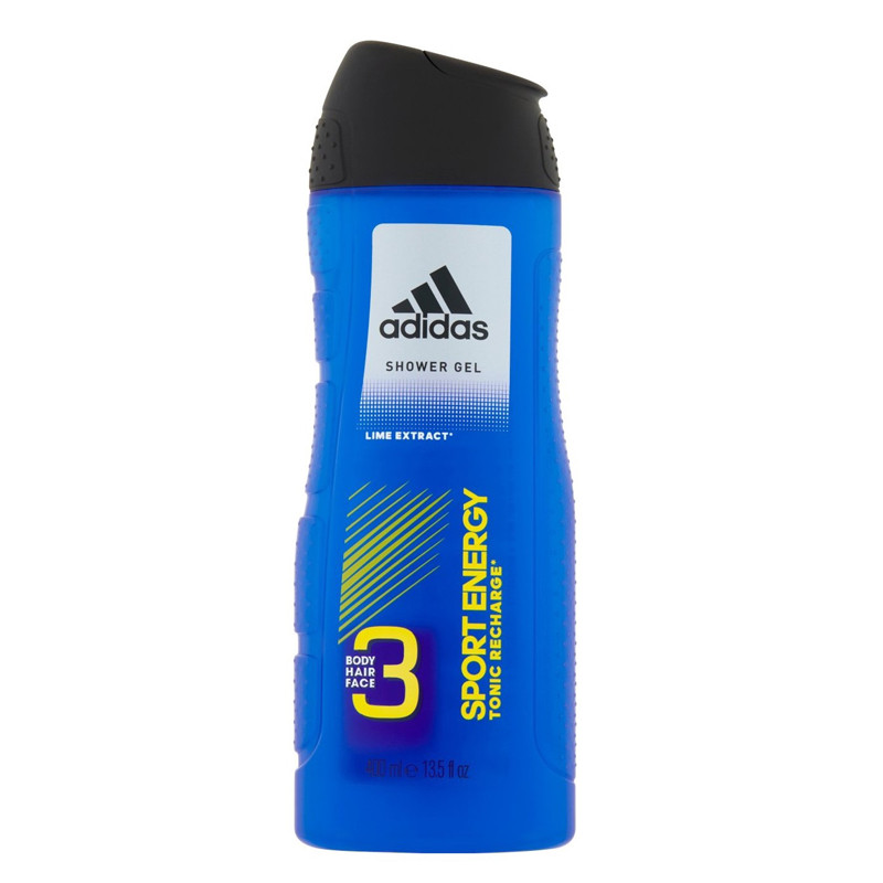 شامپو بدن و مو آدیداس مدل Sport Energy 3in1 حجم 400 میلی لیتر