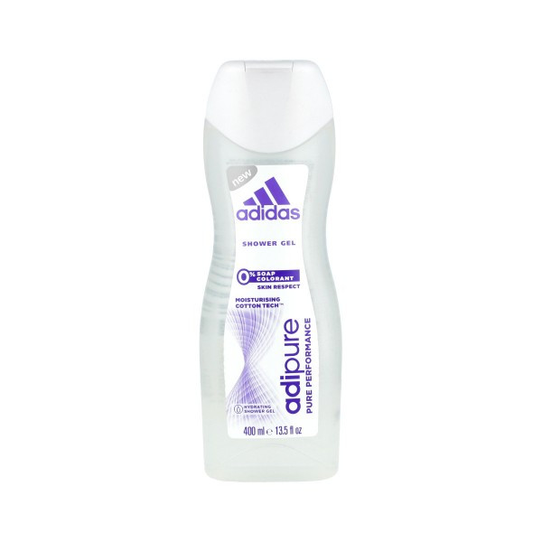 شامپو بدن آدیداس مدل Moisturizing Cotton Tech حجم 400 میلی لیتر