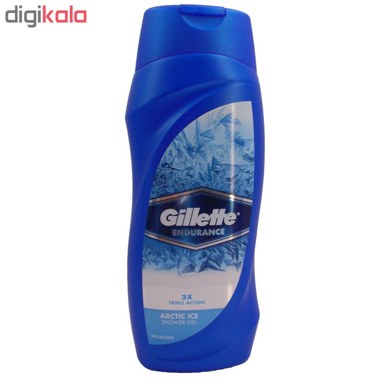 شامپو بدن ژیلت مدل ARCTIC ICE 3x حجم 250 میلی لیتر