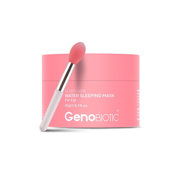 ماسک کرمی لب ژنوبایوتیک مدل SLEEP GEN وزن 20 گرم با گلیسیرین، نرمکننده، مرطوبکننده و آبرسان قوی، تسکیندهنده و آرامشبخش، مناسب انواع پوست و استفاده شبانه برای خانمها و آقایان