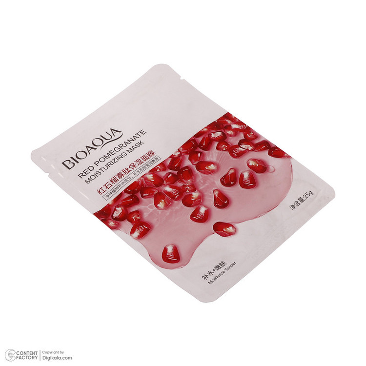 ماسک صورت بی آکوا مدل Pomegranate مناسب برای انواع پوست وزن 25 گرم