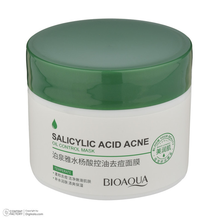 ماسک صورت بی آکوا مدل SALICYLIC ACID مناسب برای پوست چرب و مختلط وزن 120 گرم