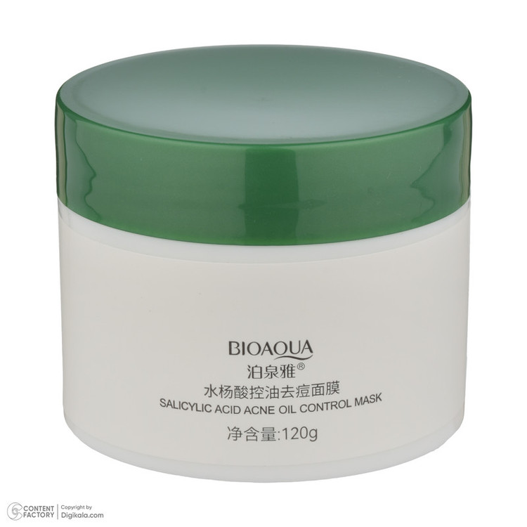 ماسک صورت بی آکوا مدل SALICYLIC ACID مناسب برای پوست چرب و مختلط وزن 120 گرم