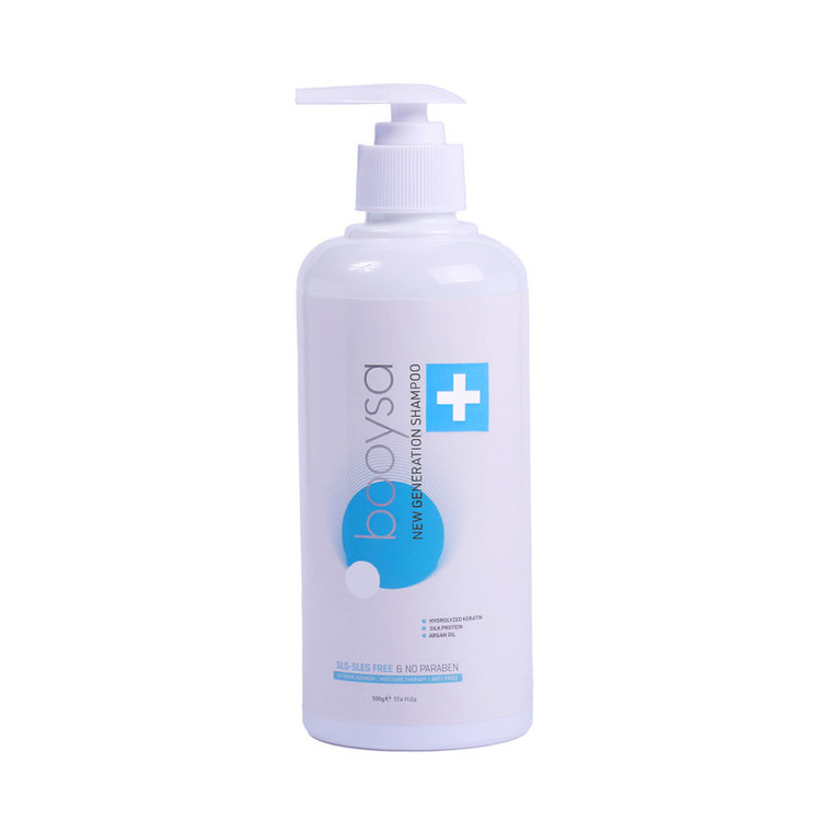 شامپو مو بویسا مدل KERATIN PLUS حجم 500 میلی لیتر