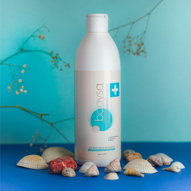شامپو مو بویسا مدل KERATIN PLUS حجم 500 میلی لیتر