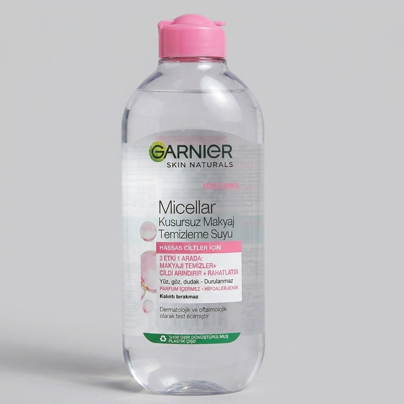 محلول پاک کننده آرایش صورت گارنیه مدل Skin Naturals حجم 400 میلی لیتر