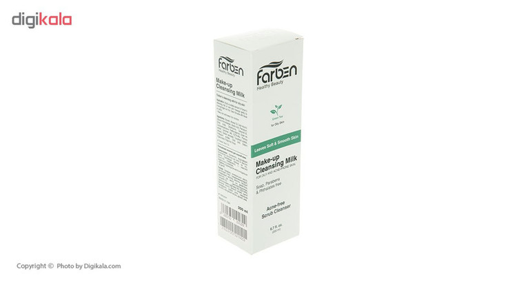 شیر پاک کن فاربن مدل Green Tea حجم 200 میلی لیتر