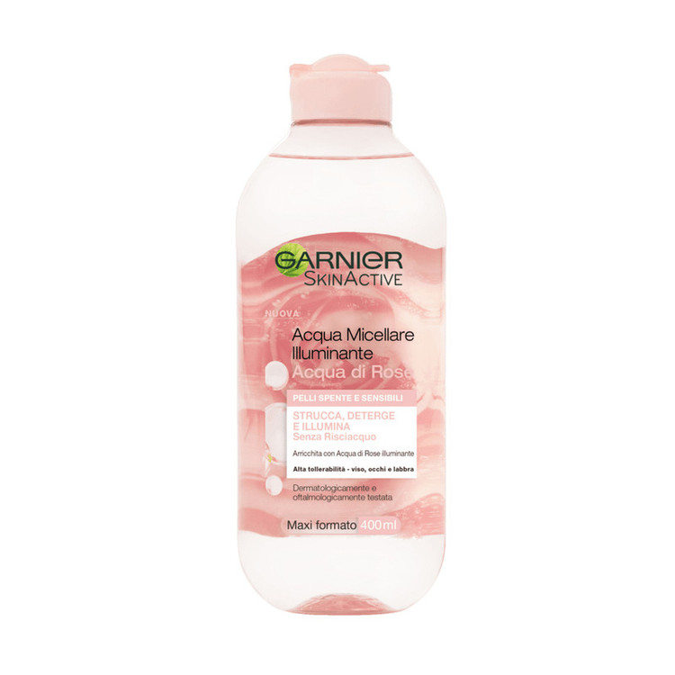 محلول پاک کننده آرایش صورت گارنیه مدل Skin Active Rose حجم 400 میلی لیتر