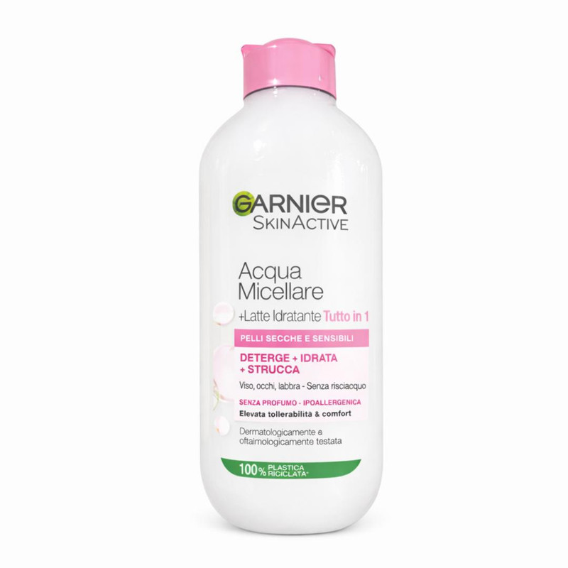 شیر پاککن گارنیه مدل Acqua مناسب برای پوست خشک حجم 400 میلیلیتر