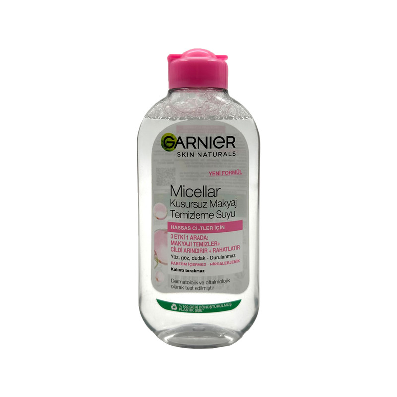 محلول پاک کننده آرایش صورت گارنیه مدل NATURALS حجم 200 میلی لیتر