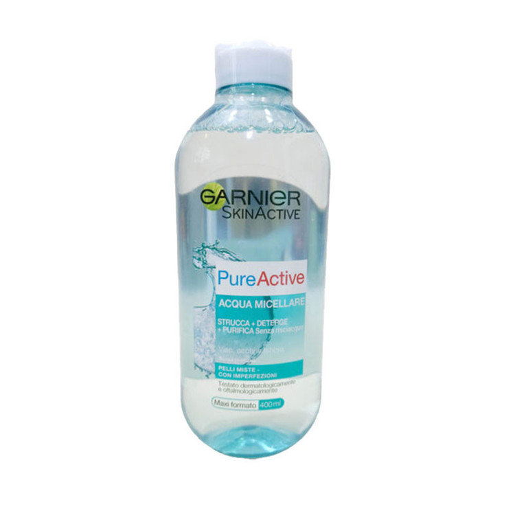 آب پاک کننده آرایش گارنیه سری Pure Active مدل acqua حجم 400 میلی لیتر