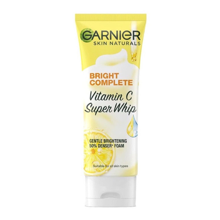 فوم شستشو صورت گارنیه مدل Bright_complete حجم 100 میلی لیتر