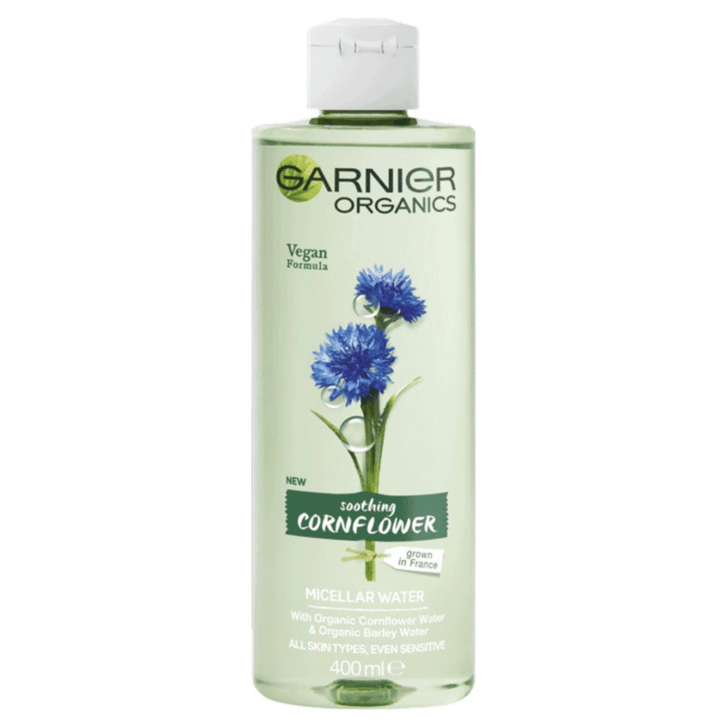آب پاک کننده آرایش صورت گارنیه مدل Organic حجم 400 میلی لیتر