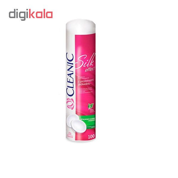 پد آرایش پاک کن کلینیک مدل Silk Effect بسته 100 عددی