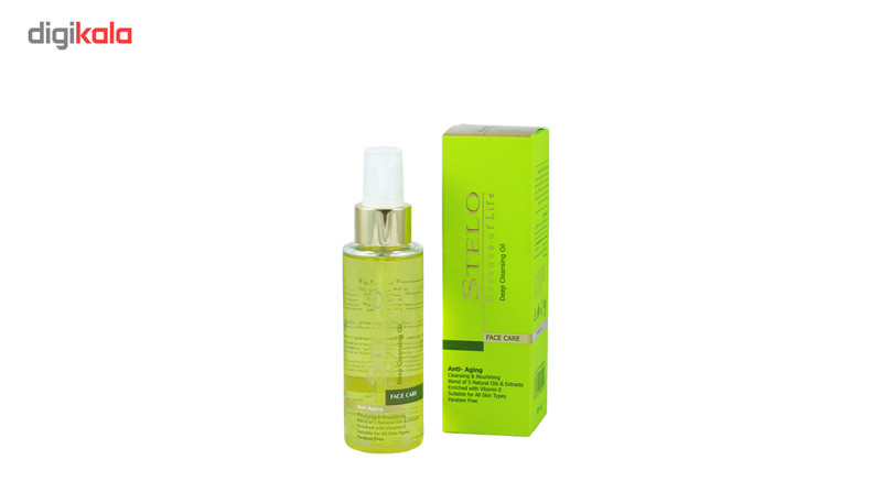 روغن پاک کننده آرایش استلو مدل Anti-Aging حجم 100 میلی لیتر