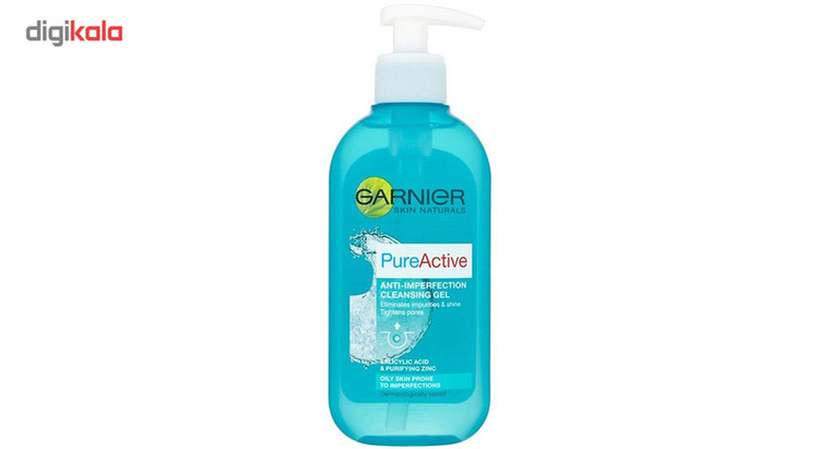 ژل پاک کننده آرایش گارنیه مدل Pure Active حجم 200 میلی لیتر
