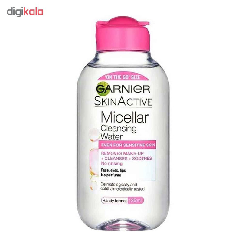 آب پاک کننده صورت گارنیه مدل micellar حجم 125 میلی لیتر مجموعه 2 عددی