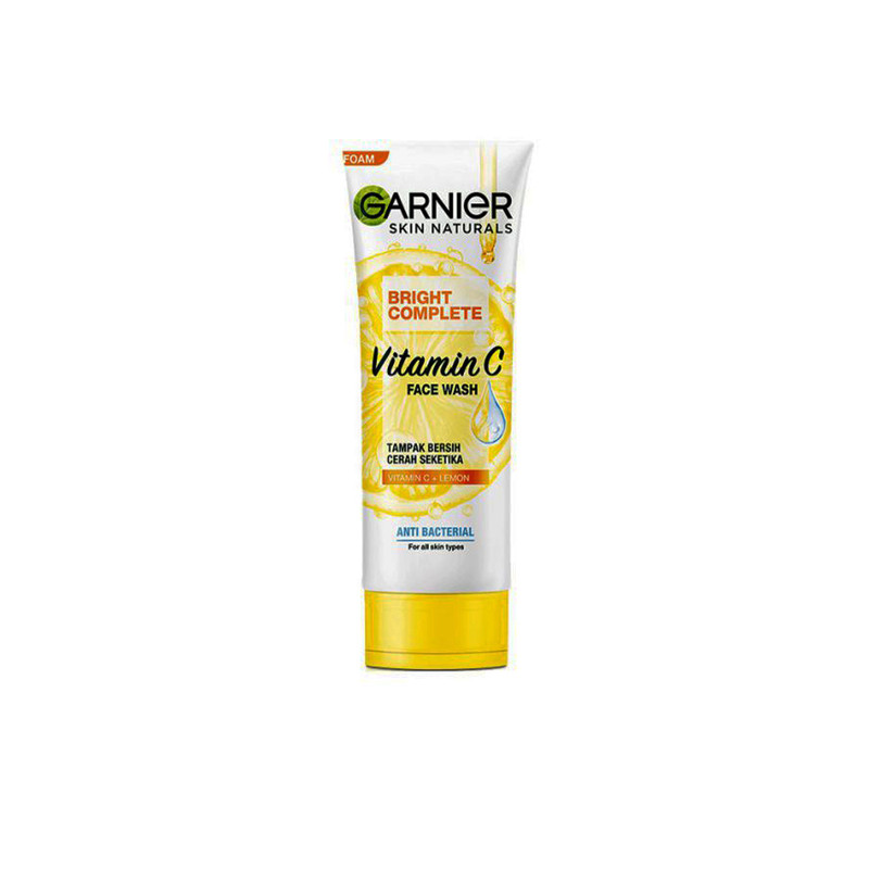 فوم شستشو صورت گارنیه مدل Bright Complete حجم 100 میلی لیتر
