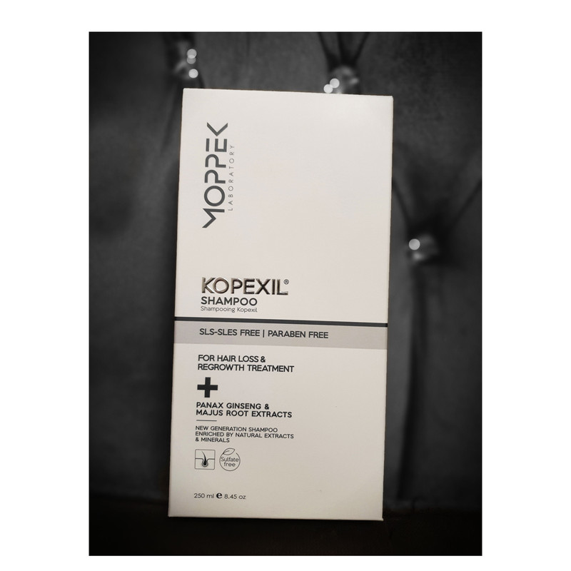 شامپو ضد ریزش مو موپک مدل kopexil حجم 250 میلی لیتر
