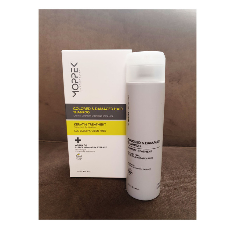شامپو تقویت کننده و ترمیم کننده مو موپک مدل keratin treatment حجم 250 میلی لیتر