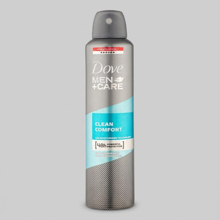 اسپری ضد تعریق مردانه داو مدل Clean comfort حجم 250 میلی لیتر