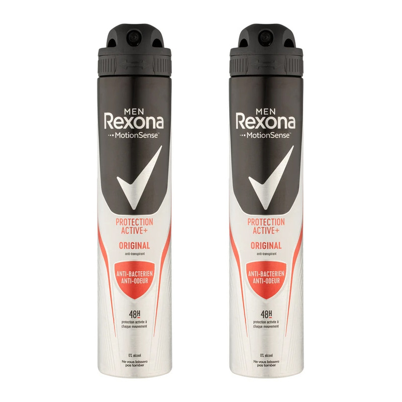 اسپری ضدتعریق مردانه رکسونا مدل Protection Active حجم 200 میلیلیتر مجموعه 2 عددی
