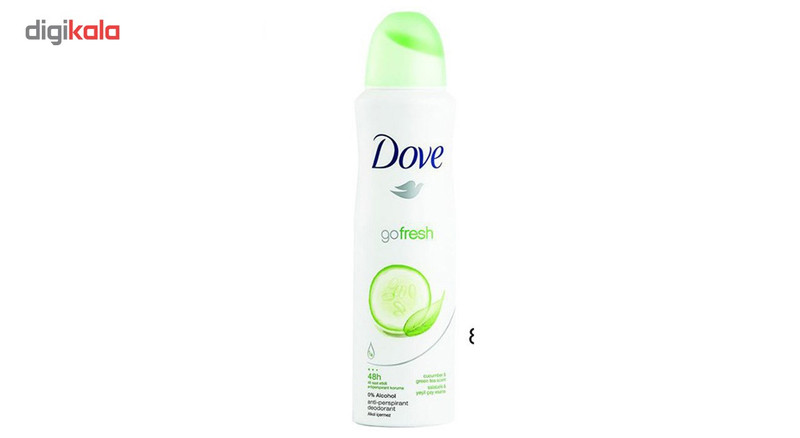 پک اسپری ضد تعریق زنانه داو مدل Go Fresh و Invisible Dry