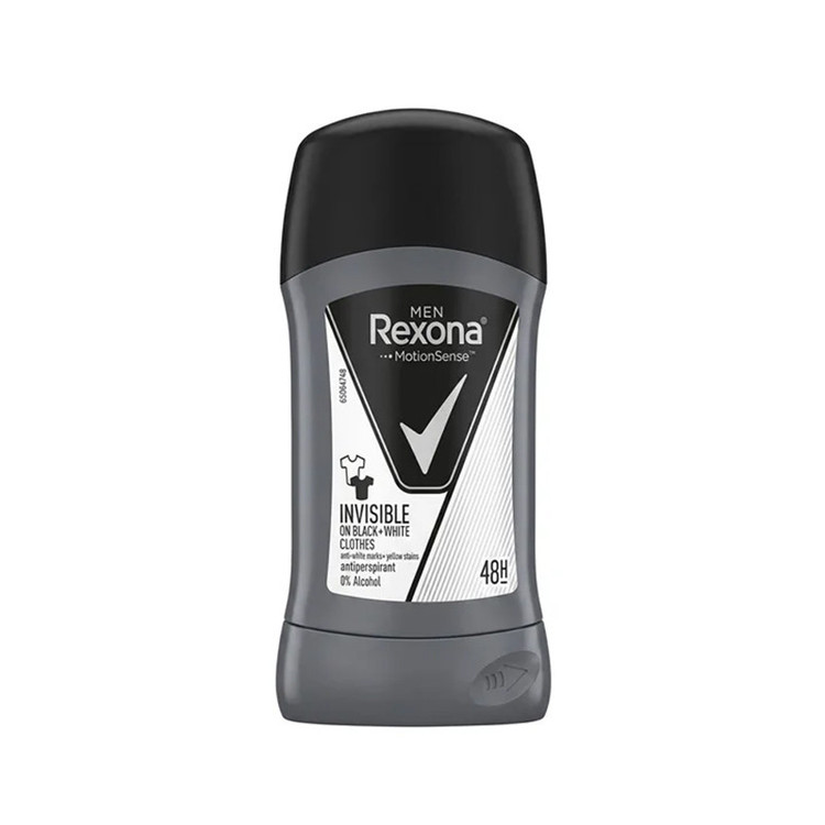 استیک ضد تعریق مردانه رکسونا مدل Invisible Black + White وزن 40 گرم