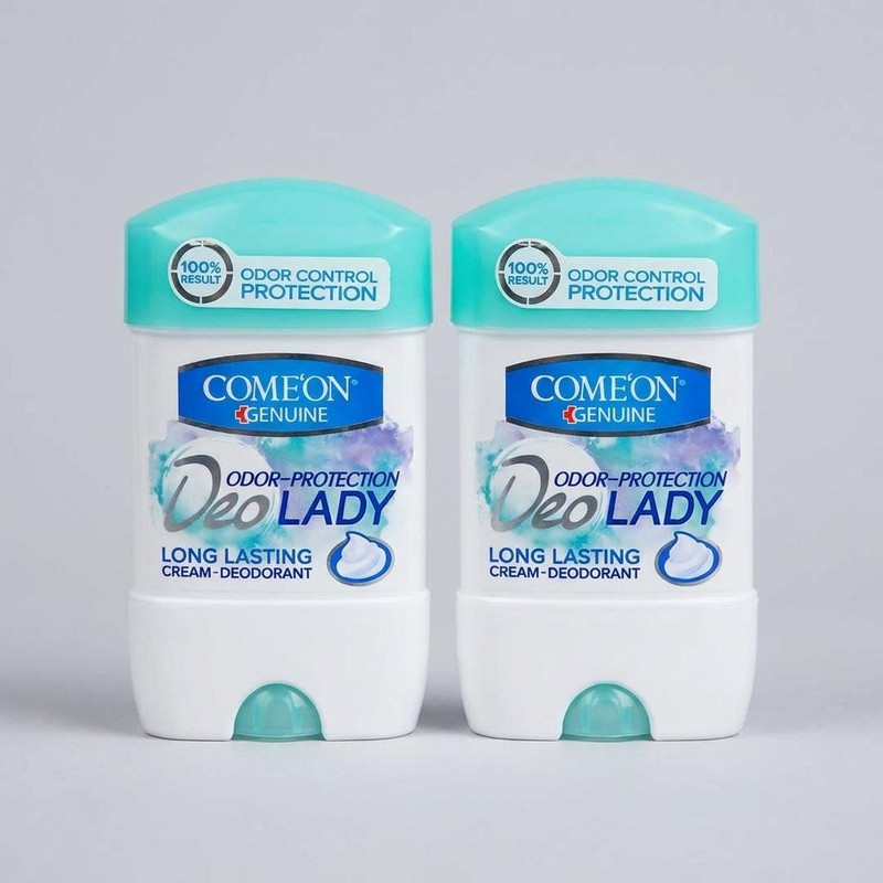 ژل شفاف ضد تعریق زنانه کامان مدل Long Lasting حجم 75 میلی لیتر بسته 2 عددی