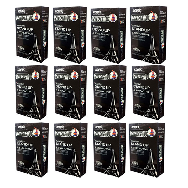 کاندوم ناچ کدکس مدل Stand up مجموعه 12 عددی