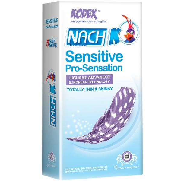 کاندوم ناچ کدکس مدل ICE DOUBLE DELAY بسته 10 عددی به همراه کاندوم ناچ کدکس مدلSensitive بسته 12 عددی