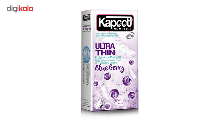 کاندوم کاپوت مدل Ultra Thin بسته 12 عددی