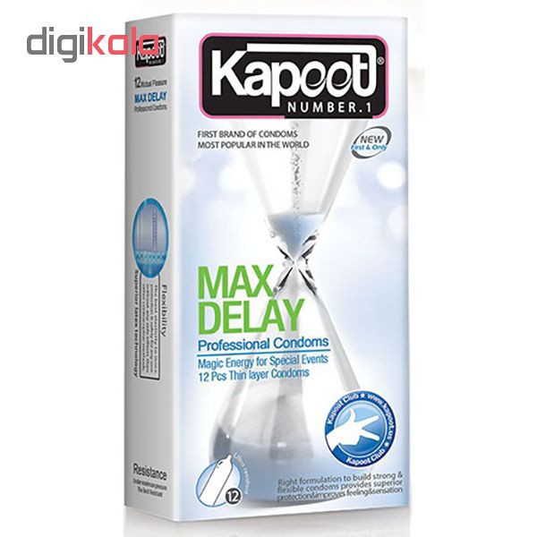 کاندوم کاپوت مدل Max Delay بسته 12 عددی