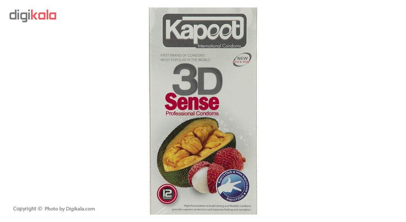 کاندوم کاپوت مدل 3D Sense بسته 12 عددی به همراه کاندوم گود لایف مدل کلاسیک مجموعه 2 عددی
