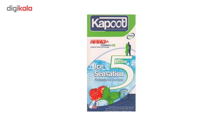 کاندوم کاپوت مدل ICE SENSATION 5 ACTIVE بسته 12 عددی