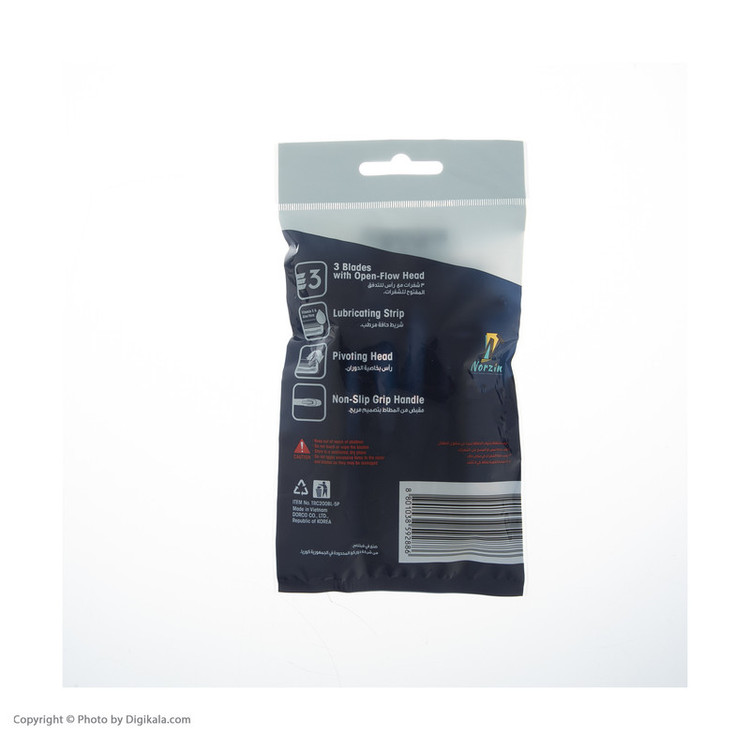 خودتراش دورکو مدل Pace 3 Disposable تحت لیسانس بسته 5 عددی
